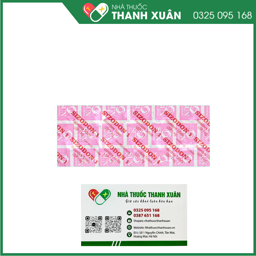 Sizodon 1 trị tâm thần phân liệt, rối loạn lưỡng cực